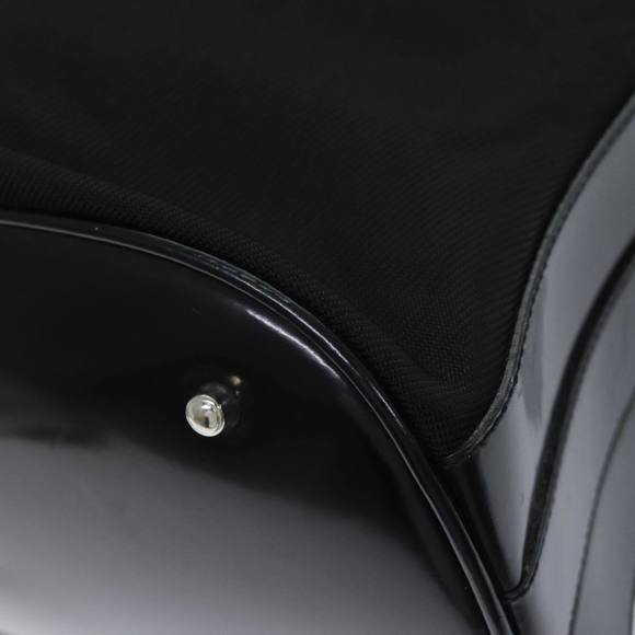 GUCCI Bamboo Hand Bag Nylon 2way Black 001 2684 1657 Auth 74809 - Picture 15 of 16